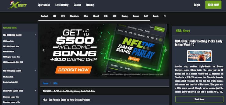 xbet canada sportsbook