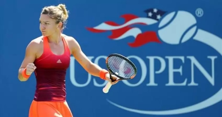 Simona Halep at the Tennis US Open