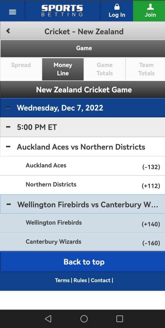 Sportsbetting.ag crick app