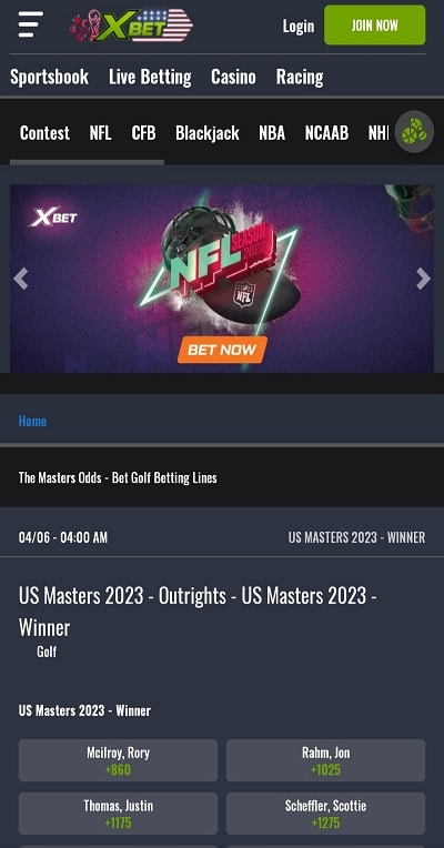 XBet Golf