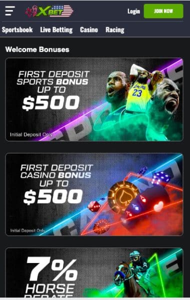 XBet Bonuses