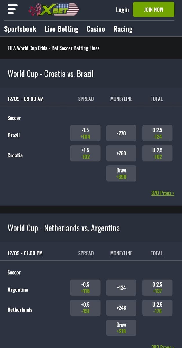 XBet Soccer