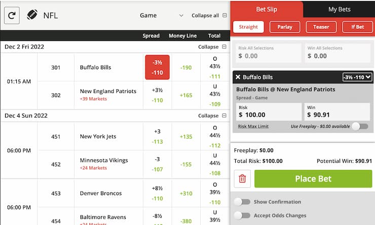 betonline bet slip