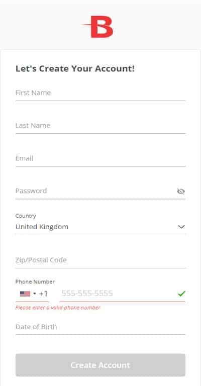 BetOnline Racebook Signup