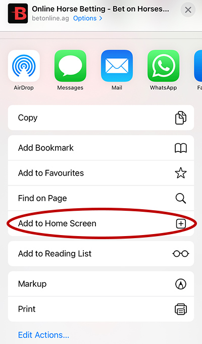 Add To Home Screen
