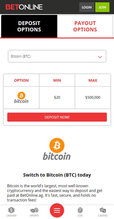Racebook Payment Methods
