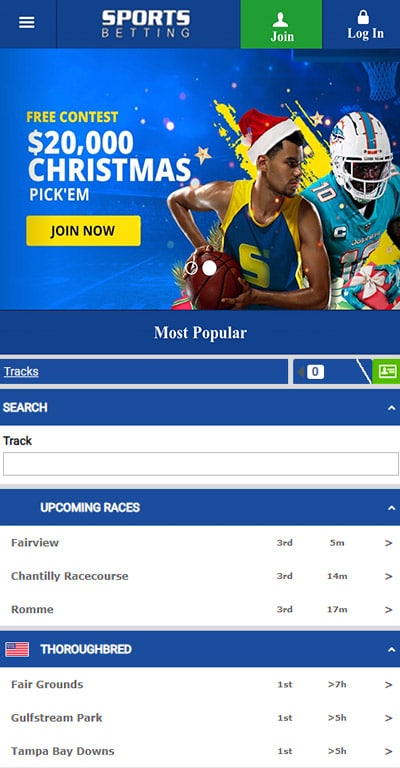 Sportsbetting.ag Racebook