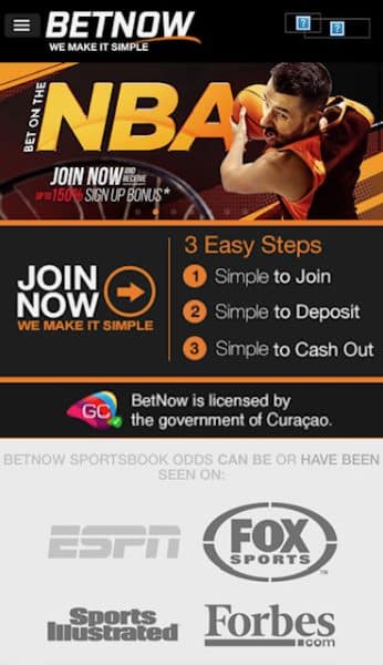 BetNow homepage - best sports betting apps Missouri