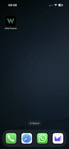 Home screen app