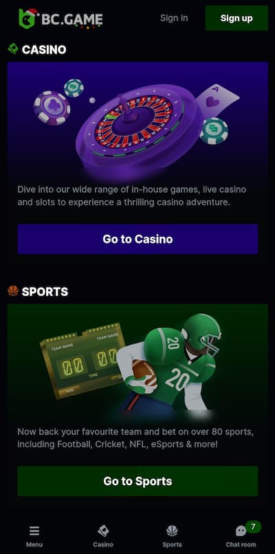 BC Game Casino 