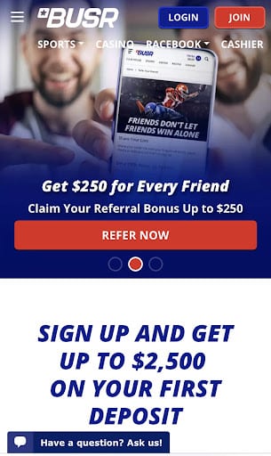 BUSR mobile betting in Michigan