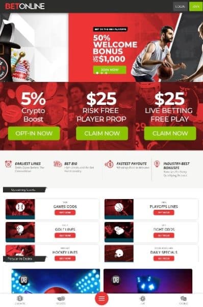 Best Vermont Betting Apps - BetOnline