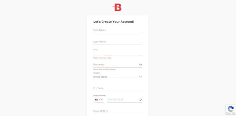 BetOnline Registration