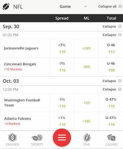 BetOnline-Sportsbook-Mobile-App-Lobby