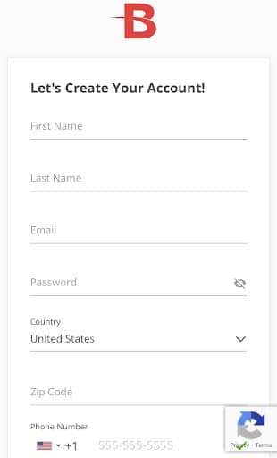 BetOnline create account