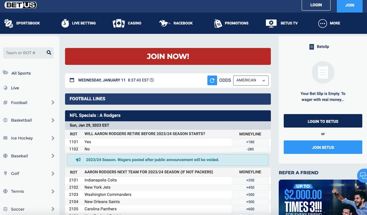 BetUS NFL futures Alabama