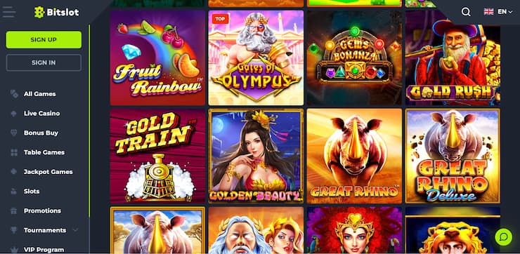 BitSlot games