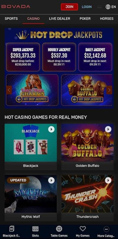Bovada Mobile
