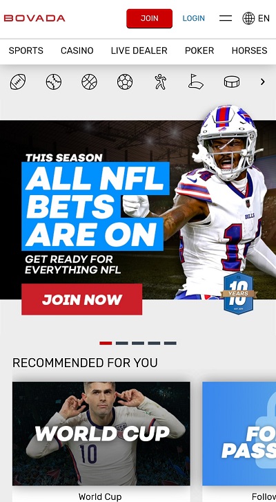 Bovada NFL