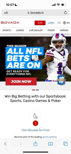 Bovada casino app