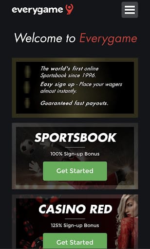 Everygame mobile betting in Michigan