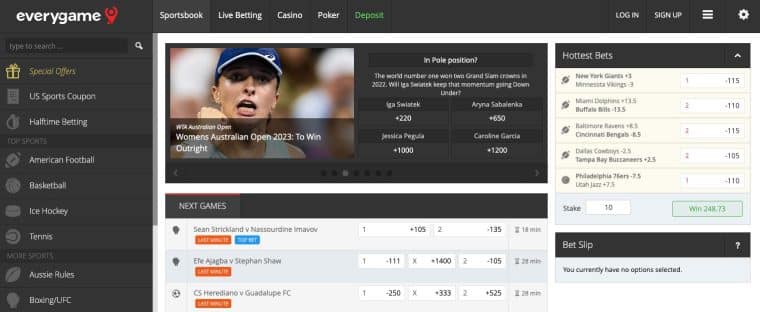Everygame NJ online sportsbook