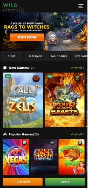 FL casino apps - Wild Casino