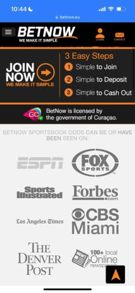 BetNow betting site