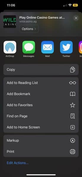 Share Menu