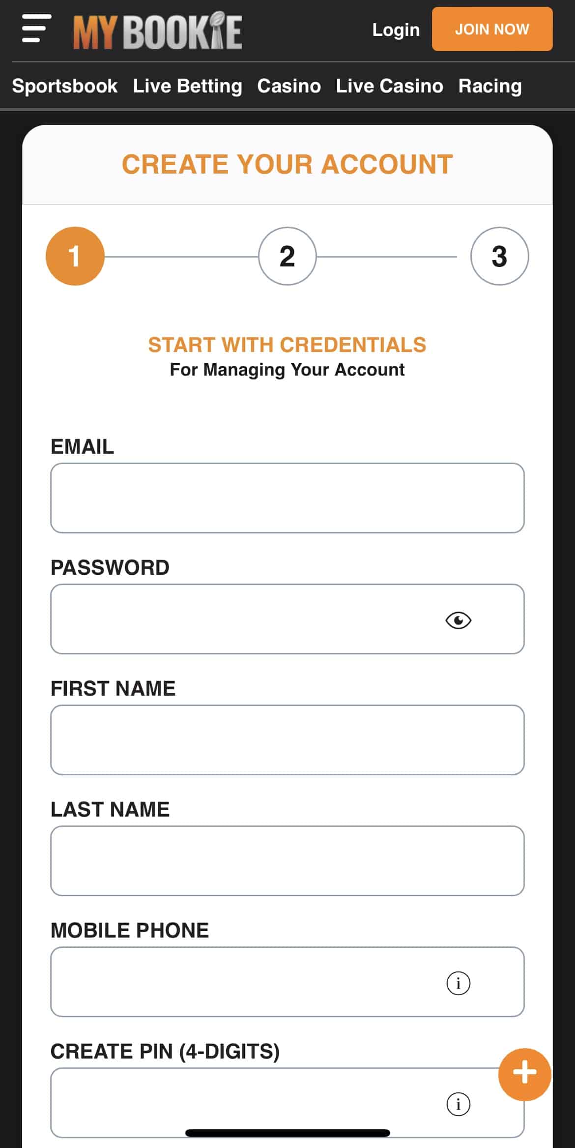 MyBookie Join