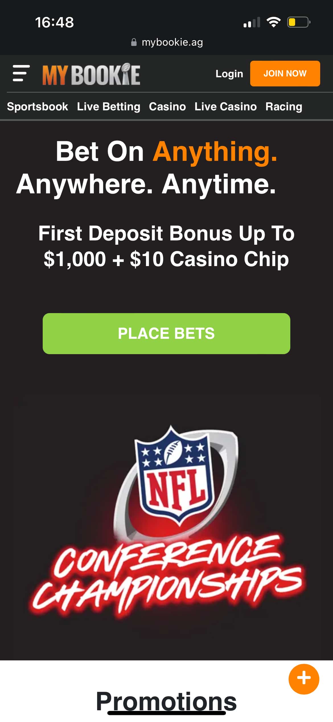 MyBookie App