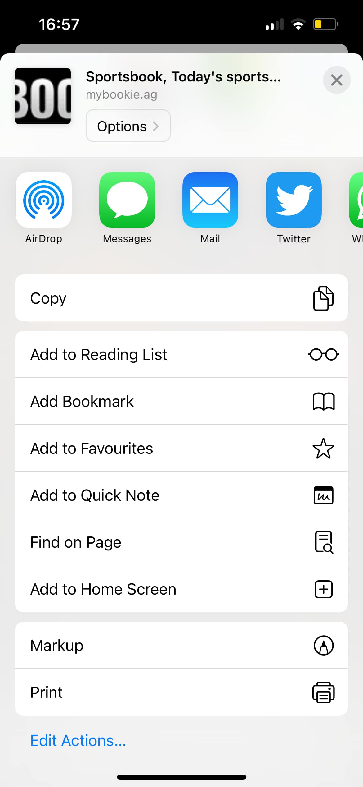 MyBookie PWA