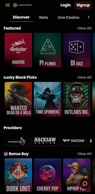 Lucky Block Mobile