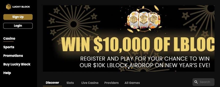 Lucky Block online betting site