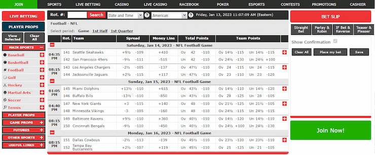 Place your Super Bowl Wagers