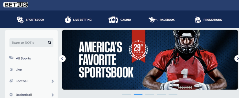 BETUS Sports Page