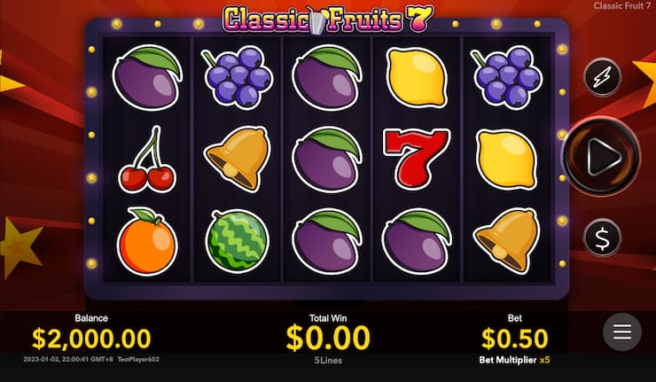 Classic Fruits 7 Slot