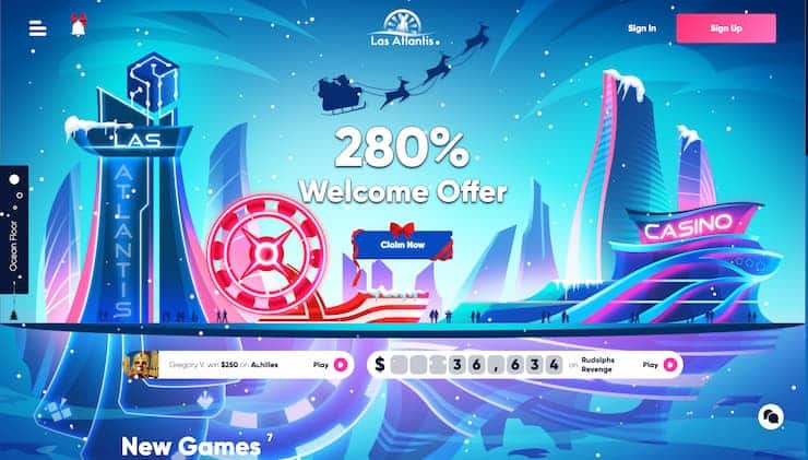 Las Atlantis Credit Card Casino