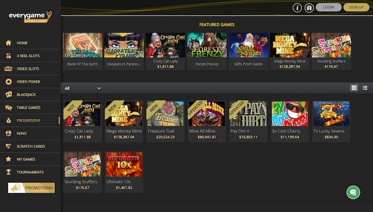 Everygame Credit Card Casino