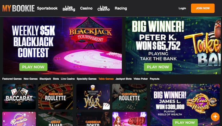 MyBookie Cash App Casino