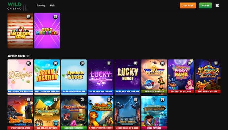 Wild Casino $10 Deposit Casino