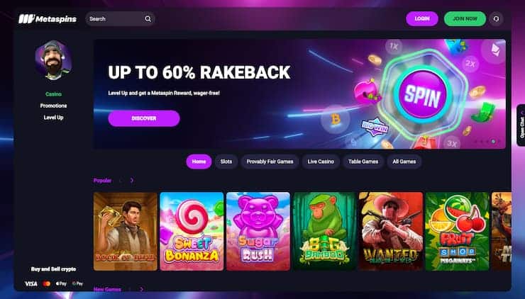 MetaSpins Casino Dead or Alive 2 Slot
