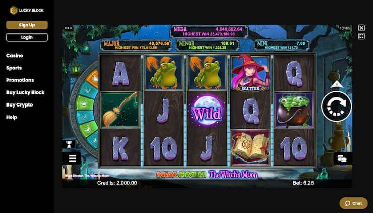 Mega Moolah Slot The Witch’s Moon