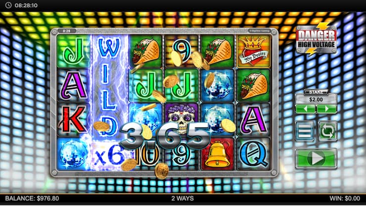 Danger High Voltage Slot Wild 6x