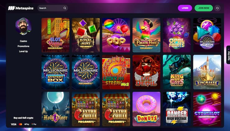 MetaSpins Casino Danger High Voltage Slot