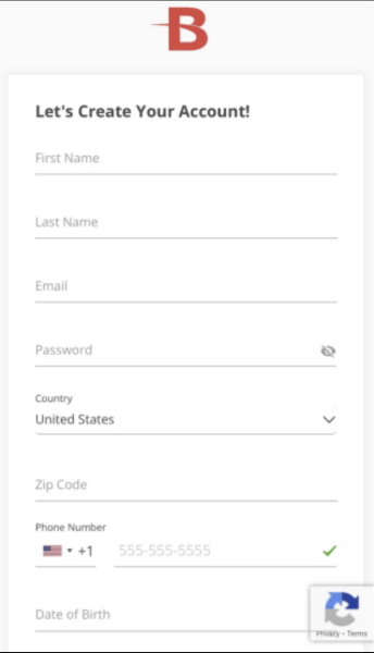 Create account