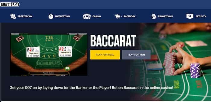 Baccarat BetUS