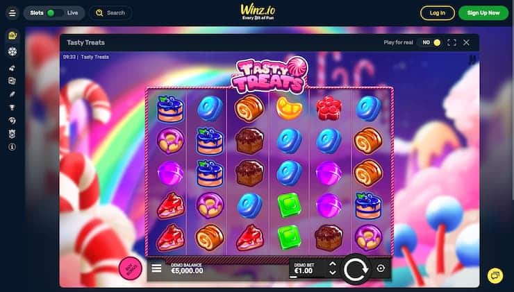 Play Tasty Treats Slot on Winz