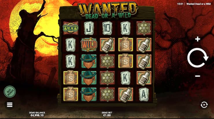 Wanted Dead or a Wild Slot