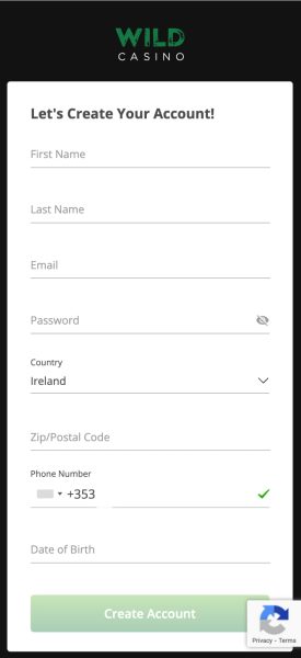 Wild Casino App Register